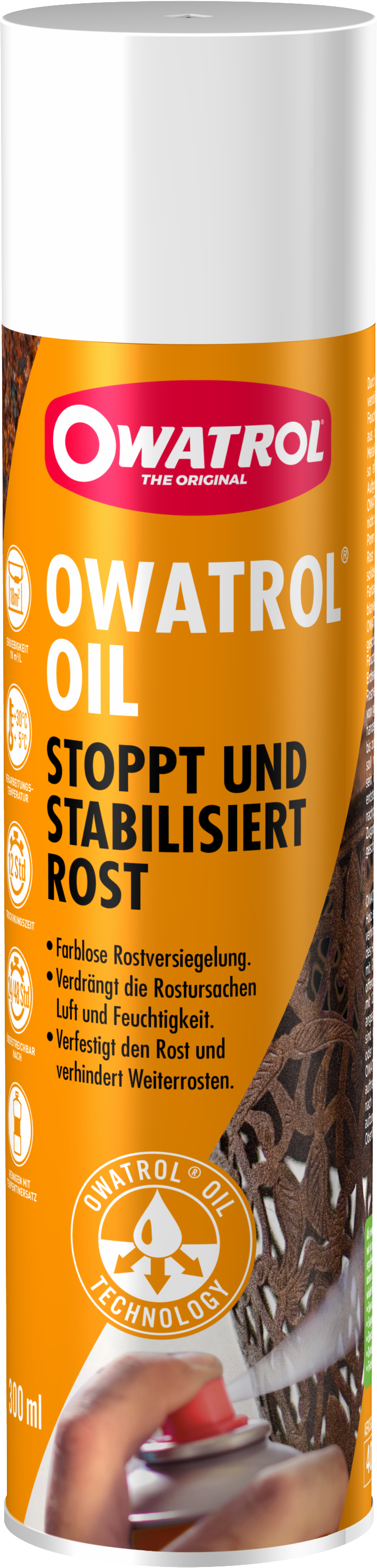 Owatrol Oil Spray - transparentes Rostschutz-Öl & Haftgrund